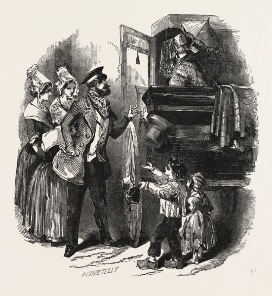 THE END OF THE SEASON, 1846, OFF TO PARIS: COURIER AND TRAVELLING CARRIAGE