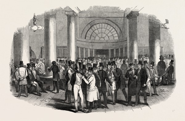 STOCK EXCHANGE, THE INTERIOR, UK, 1847