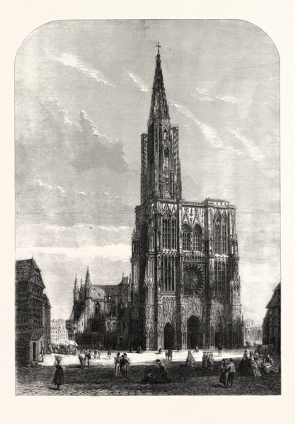 STRASBOURG CATHEDRAL, 1861