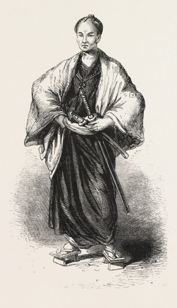 SKETCHES FROM JAPAN: CUSTOM HOUSE OFFICER, 1861