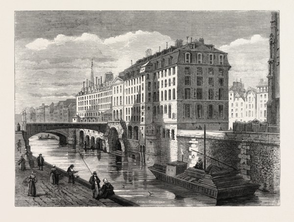 PARIS DEMOLITIONS: HOTEL DIEU, 1859