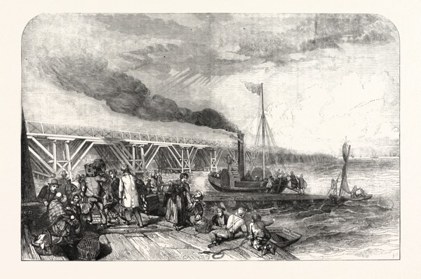 THE NEW HOLLAND FERRY ON THE HUMBER, BELONGING TOTHE MANCHESTER, SHEFFIELD, AND LINCOLNSHIRE