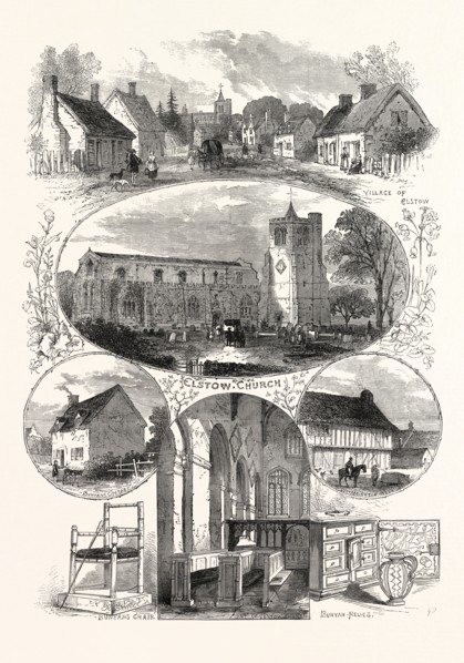 ELSTOW: BIRTHPLACE AND RELICS OF JOHN BUNYAN, 1874