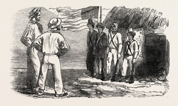 TIGRE ISLAND, THE UNITED STATES GARRISON, 1850
