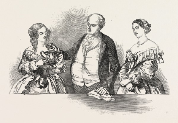 THE LORD MAYOR'S VISIT TO OXFORD: "THE GRACE CUP," AT OXFORD, UK, 1846