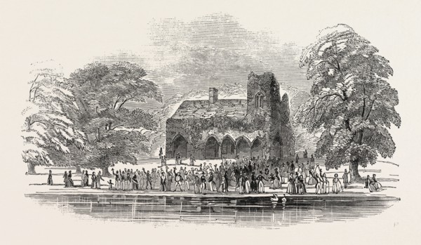 THE LORD MAYOR'S VIEW OF THE THAMES: MEDMENHAM ABBEY, UK, 1846