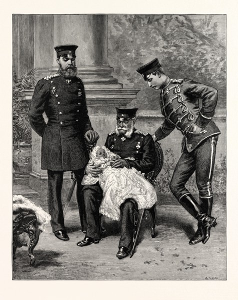 THE SILVER WEDDING CELEBRATION AT BERLIN: FOUR GENERATIONS OF THE HOUSE OF HOHENZOLLERN, 1883