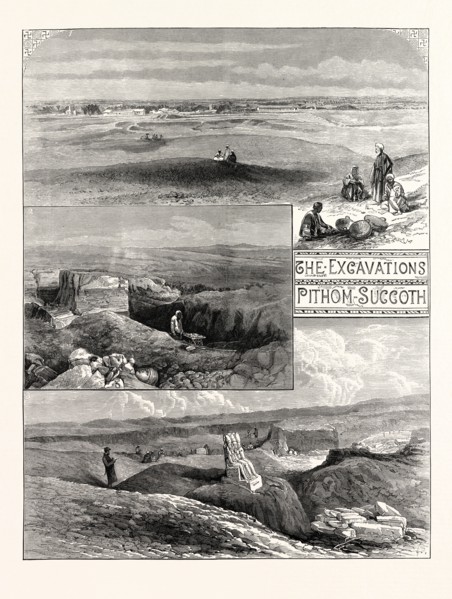 A BURRIED CITY OF THE EXODUS: 1. Field of Excavations at Tel-el-Maskhutah, on the Fresh-Water