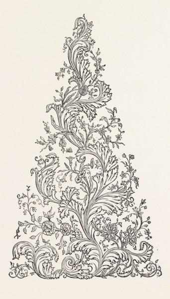WORKED MUSLIN DRESS. BY MESSRS. BROWN, OF BANGOR, COUNTY DOWN. 1851