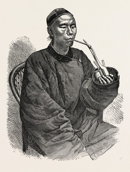 A TRADESMAN OF TIEN-TSIN, THE TREATY PORT OF THE PROVINCE OF PE-CHILI, CHINA