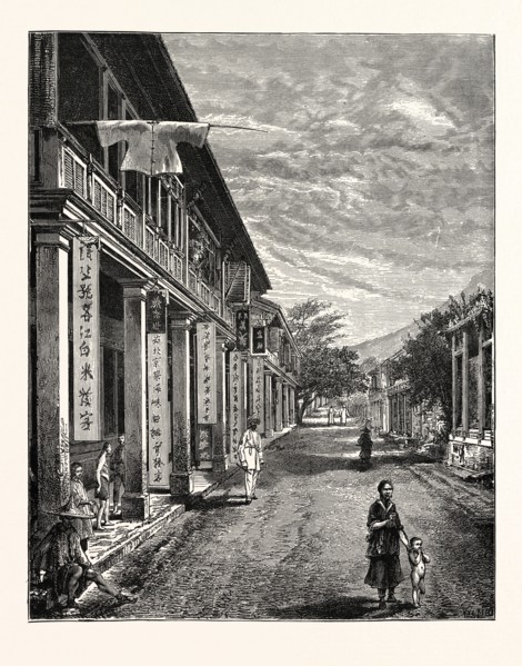A STREET IN HONG KONG