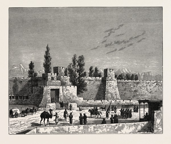 GATE OF THE FORT OF TANGY-SHAHR, FIVE MILES FROM KASHGAR, EASTERN TURKESTAN