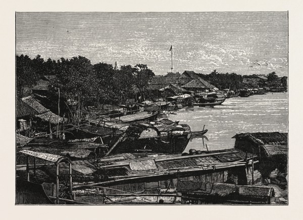 VIEW OF PANOMPIN, THE CAPITAL OF CAMBODIA.