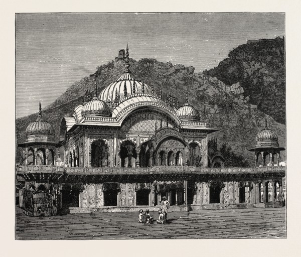 THE MAUSOLEUM OP RAJAH BUKTAWUR AT ULWUR