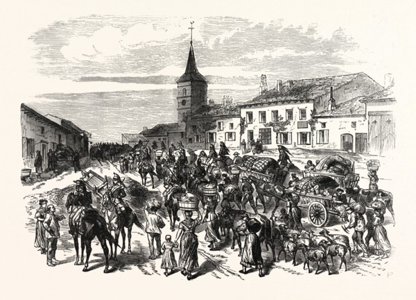 Franco-Prussian War: Withdrawal of the second Corps of the Army of the Rhine by Ars-Laquenexy, on