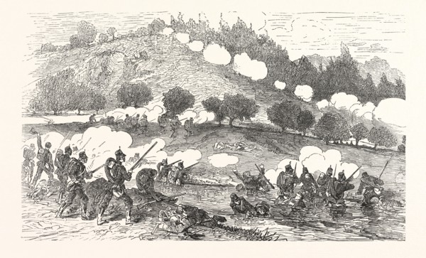 Franco-Prussian War: The 11th Prussian Infantry Battalion at Worth, the Sauerbach, Germany