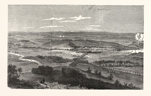 Franco-Prussian War: The battlefield of Sedan, France