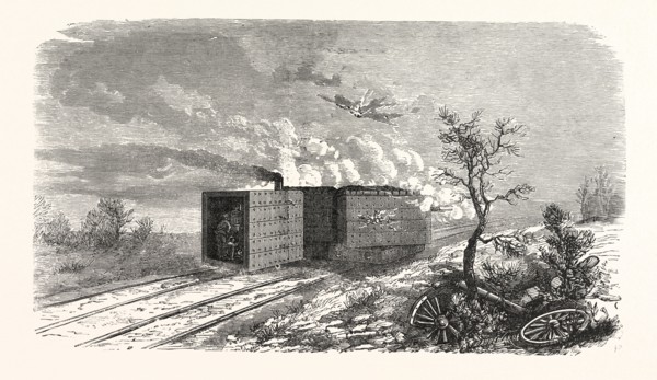 Franco-Prussian War: The latest war machine. Armored batteries, applied before Paris, France