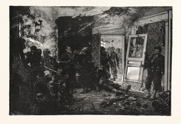 Franco-Prussian War: Fight in Bazeilles. The last cartridge. Of de Neuville, France