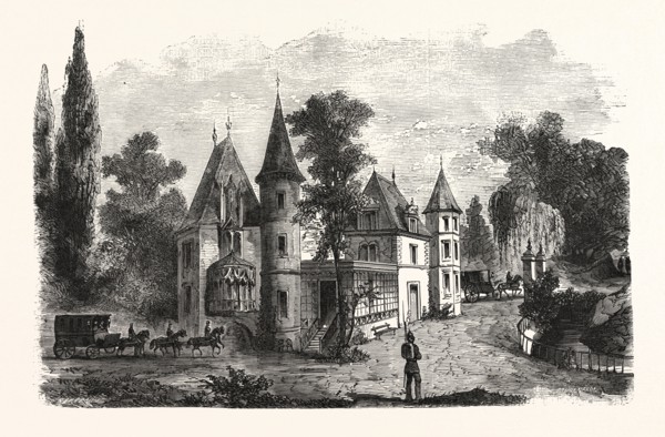 Franco-Prussian War: Bellevue Palace at Sedan, where the meeting between king William and Napoleon
