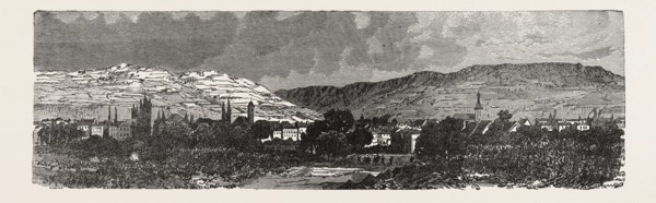 Franco-Prussian War: View of Nuits, France