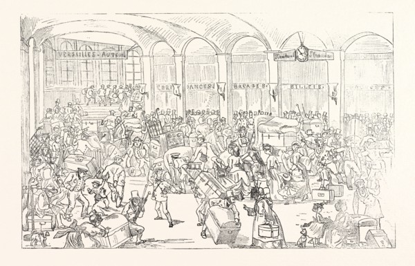Franco-Prussian War: Departing from Paris, France
