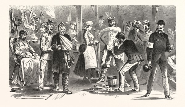 Franco-Prussian War: Station dressing station
