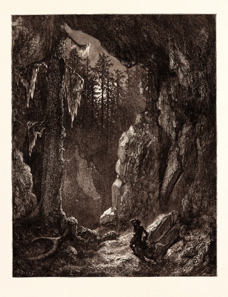 CHACTAS SEEKING FOR THE GRAVES OF FATHER AUBRY AND ATALA, BY Gustave Doré. Dore, 1832 - 1883,