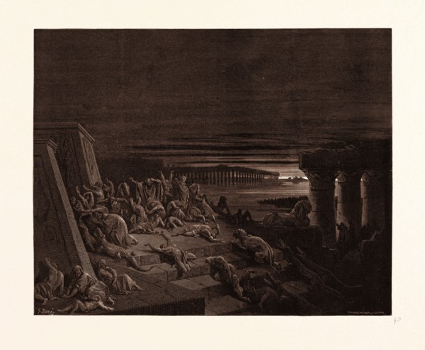 THE PLAGUE OF DARKNESS, BY GUSTAVE DORE