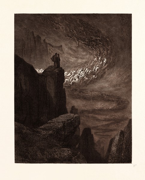 THE TEMPEST OF HELL, BY GUSTAVE DORE