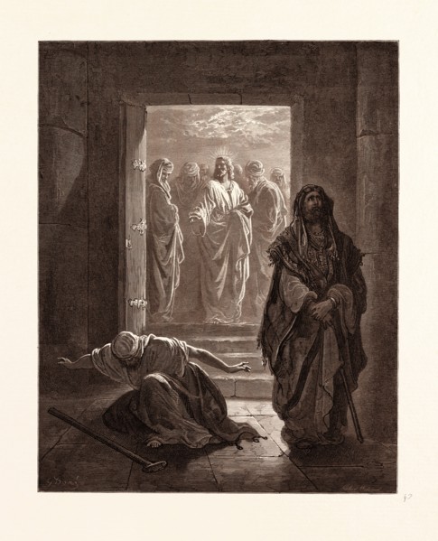 THE PHARISEE AND THE PUBLICAN, BY GUSTAVE DORE