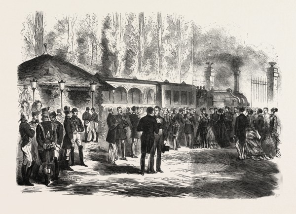 FRANCO-PRUSSIAN WAR: DEPARTURE OF THE EMPEROR OF THE FRENCH AND THE PRINCE IMPERIAL FROM THE