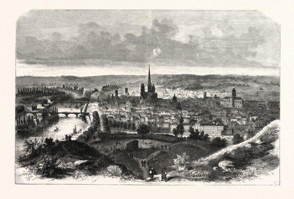FRANCO-PRUSSIAN WAR: ROUEN, CAPITAL OF NORMANDY 1870