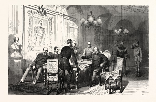 FRANCO-PRUSSIAN WAR: COUNCIL OF WAR AT THE HOTEL THE PREFECTURE AT VERSAILLES THE December 6, 1870