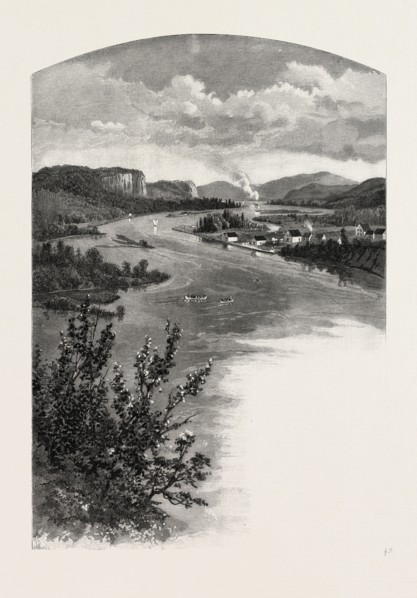 RED ROCK, CANADA, NINETEENTH CENTURY ENGRAVING