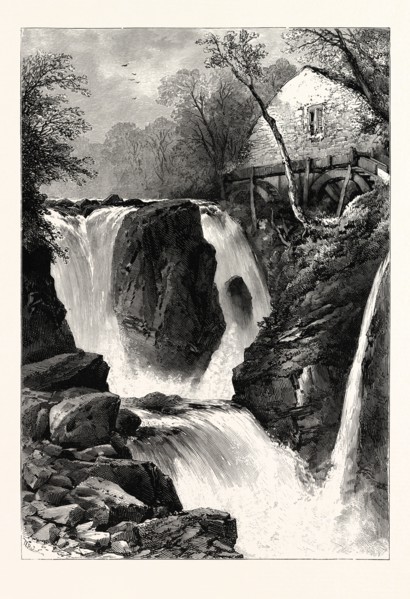 PANDY MILL AND FALL, NEAR BETTWS-Y-COED, NORTH WALES, UK, britain, british, europe, united kingdom,