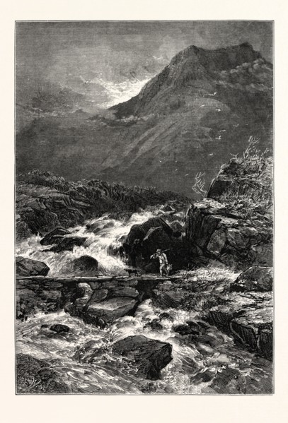 THE STREAM FROM LLYN IDWAL, UK, britain, british, europe, united kingdom, great britain, european