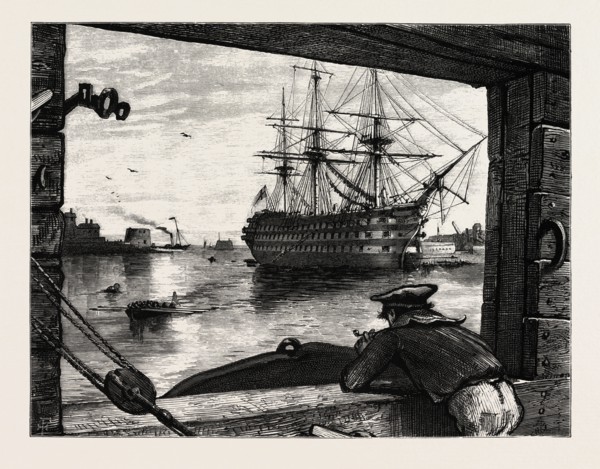 THE VICTORY, NELSON'S SHIP. Horatio Nelson, 1st Viscount Nelson, British admiral