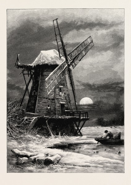 The Old Hampton Windmill, UK, britain, british, europe, united kingdom, great britain, european