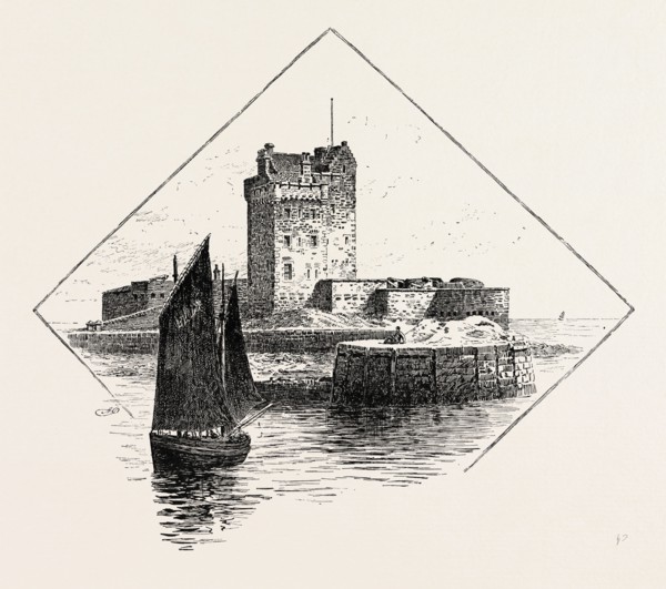 BROUGHTY FERRY CASTLE, UK. Broughty Castle is a historic castle in Broughty Ferry, Dundee, Scotland