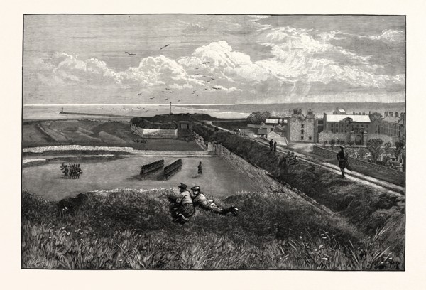 VIEW FROM THE RAMPARTS, BERWICK, UK