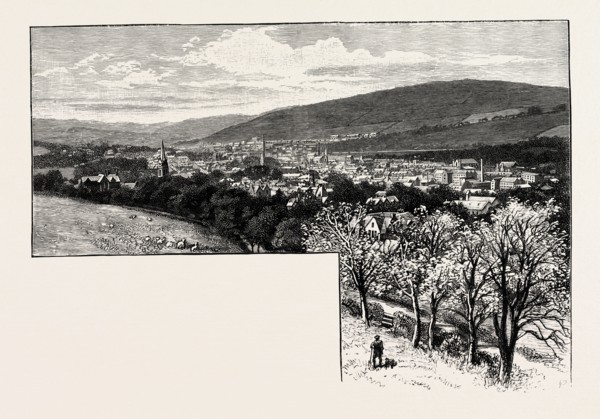 GALASHIELS, a major commercial centre for the Scottish Borders. UK