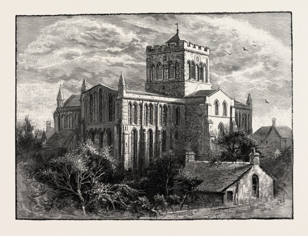 HEXHAM ABBEY, is a place of Christian worship dedicated to St Andrew and located in the town of