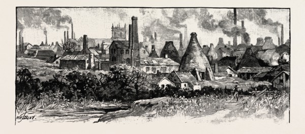 IN THE POTTERIES, UK. The Stoke-on-Trent area, known as the Staffordshire