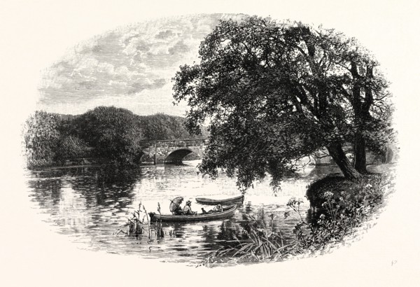 THE BRIDGE, OTLEY, UK. Otley is a market town and civil parish in the City of Leeds metropolitan