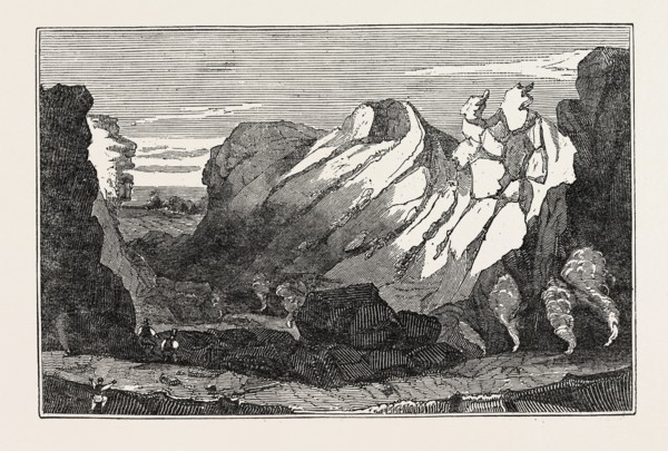 THE CRATER ON THE PEAK OF TENERIFFE