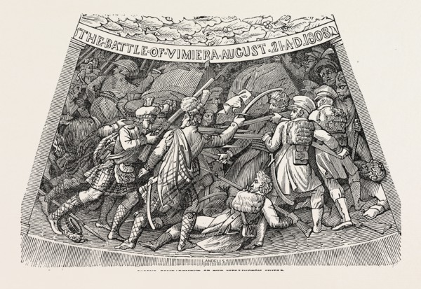 SECOND COMPARTMENT OF THE WELLINGTON SHIELD. The Wellington shield 1820, Thomas Stothard, 1755 -
