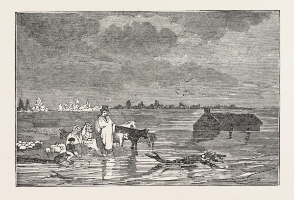 FUNNS AND HIS FAMILY IN THE FLOOD