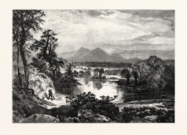 THE MISSISQUOI AT SHELDON SPRINGS. Thomas Moran (February 12, 1837 â€ì August 25, 1926) from