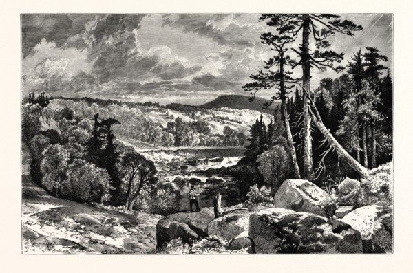 A GLIMPSE OF THE MISSISQUOI. Thomas Moran (February 12, 1837 â€ì August 25, 1926) from Bolton,